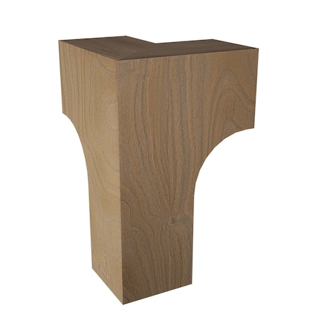 Designs Of Distinction Craftsman Corner Bun Foot - Walnut 01705175WL1